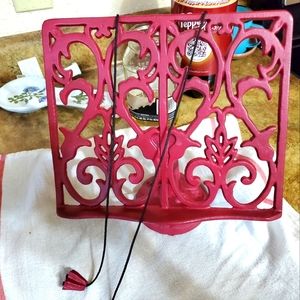 Recipe holder red